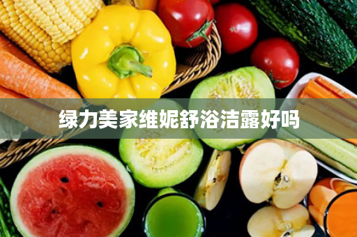 绿力美家维妮舒浴洁露好吗