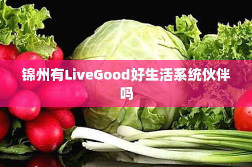 锦州有LiveGood好生活系统伙伴吗