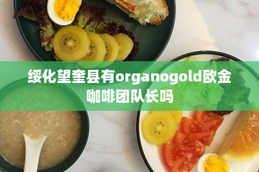 绥化望奎县有organogold欧金咖啡团队长吗