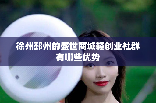 徐州邳州的盛世商城轻创业社群有哪些优势