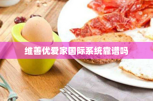 维善优爱家国际系统靠谱吗