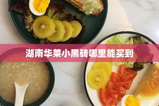 湖南华莱小黑砖哪里能买到