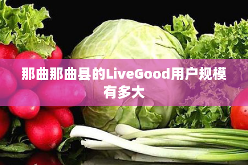 那曲那曲县的LiveGood用户规模有多大