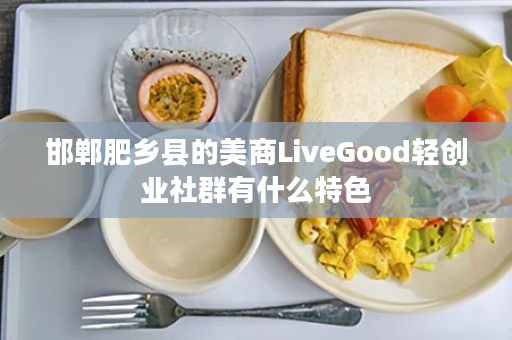邯郸肥乡县的美商LiveGood轻创业社群有什么特色