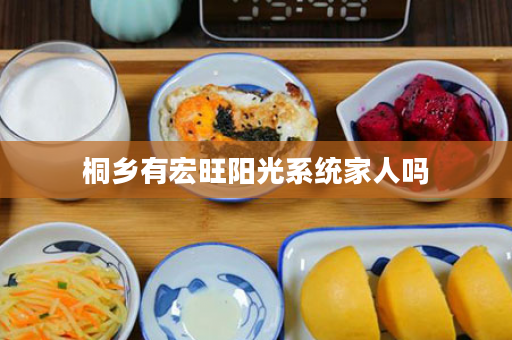桐乡有宏旺阳光系统家人吗