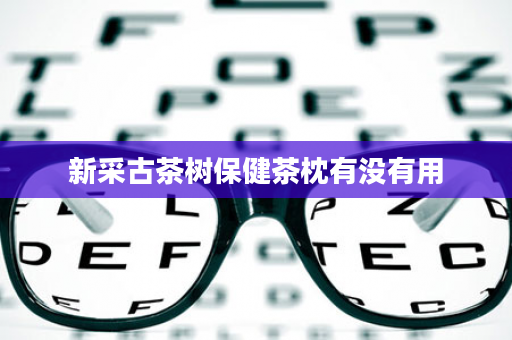 新采古茶树保健茶枕有没有用