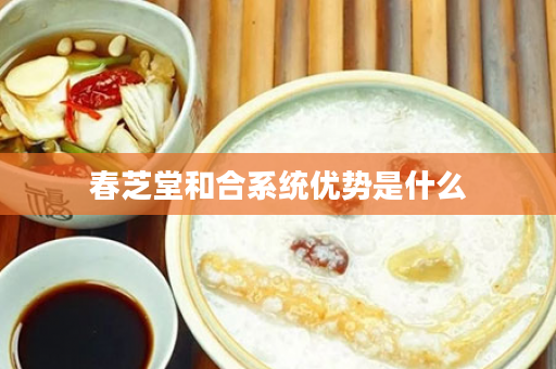 春芝堂和合系统优势是什么