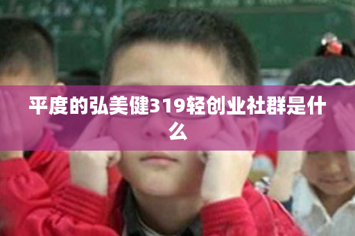 平度的弘美健319轻创业社群是什么