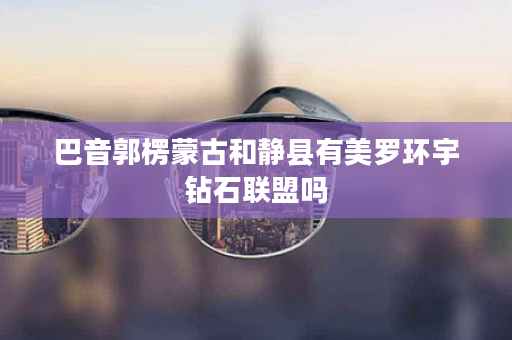 巴音郭楞蒙古和静县有美罗环宇钻石联盟吗