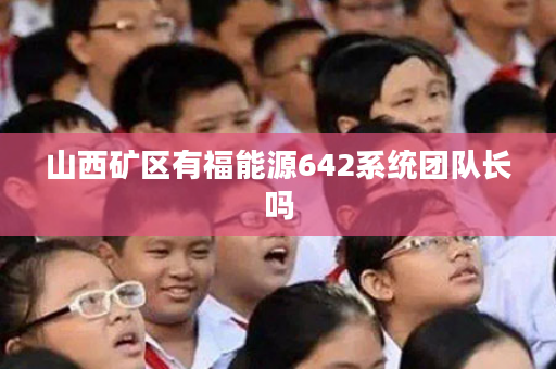 山西矿区有福能源642系统团队长吗