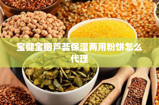 宝健宝胭芦荟保湿两用粉饼怎么代理
