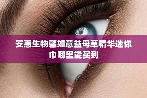 安惠生物馨如意益母草精华迷你巾哪里能买到