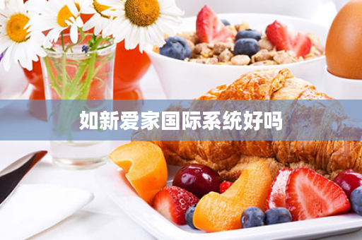 如新爱家国际系统好吗