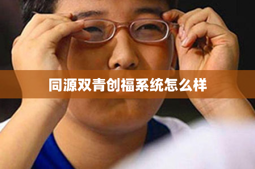 同源双青创福系统怎么样