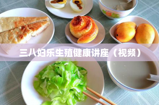 三八妇乐生殖健康讲座（视频）