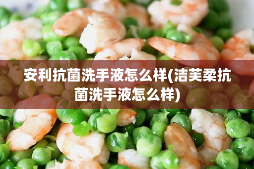 安利抗菌洗手液怎么样(洁芙柔抗菌洗手液怎么样)