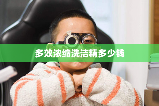 多效浓缩洗洁精多少钱