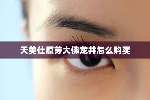 天美仕原芽大佛龙井怎么购买