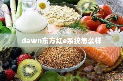 dawn东方红e系统怎么样