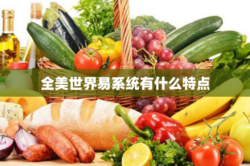 全美世界易系统有什么特点