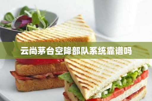 云尚茅台空降部队系统靠谱吗