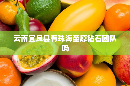 云南宜良县有珠海圣原钻石团队吗