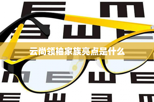 云尚领袖家族亮点是什么