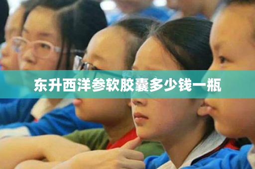 东升西洋参软胶囊多少钱一瓶