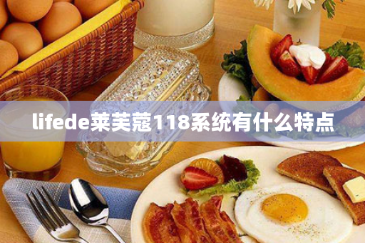 lifede莱芙蔻118系统有什么特点
