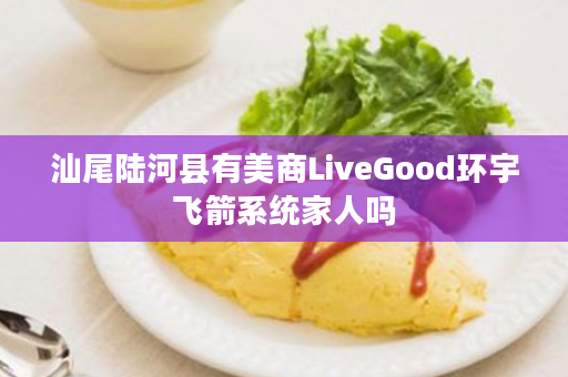 汕尾陆河县有美商LiveGood环宇飞箭系统家人吗