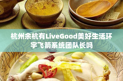 杭州余杭有LiveGood美好生活环宇飞箭系统团队长吗