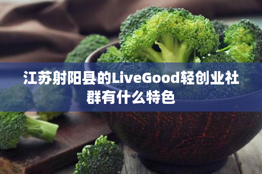 江苏射阳县的LiveGood轻创业社群有什么特色