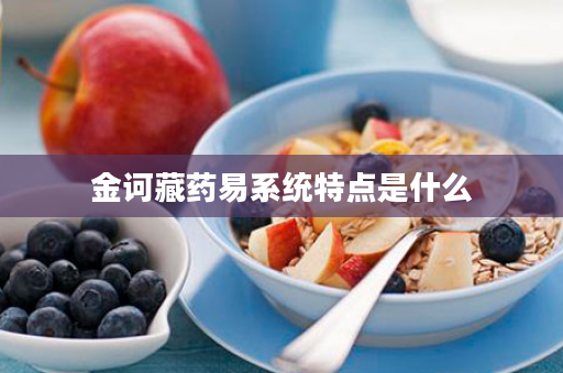 金诃藏药易系统特点是什么