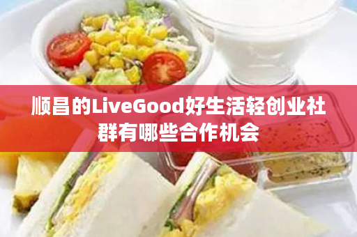 顺昌的LiveGood好生活轻创业社群有哪些合作机会