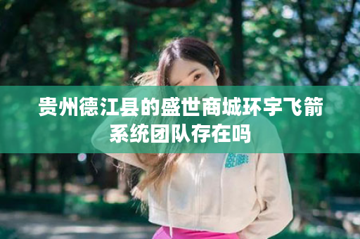 贵州德江县的盛世商城环宇飞箭系统团队存在吗