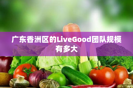 广东香洲区的LiveGood团队规模有多大