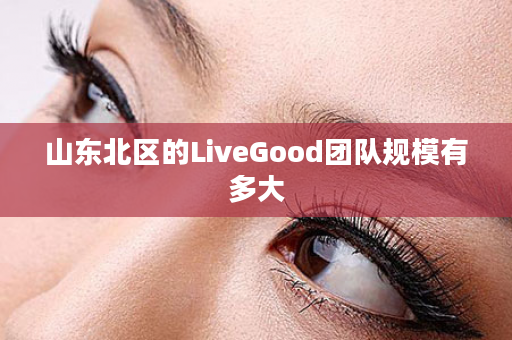 山东北区的LiveGood团队规模有多大