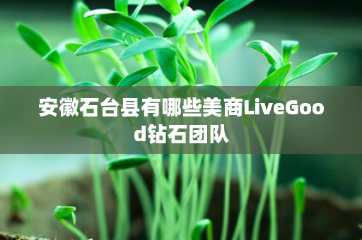 安徽石台县有哪些美商LiveGood钻石团队