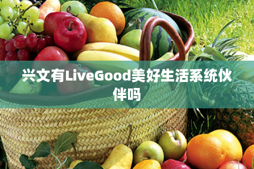 兴文有LiveGood美好生活系统伙伴吗