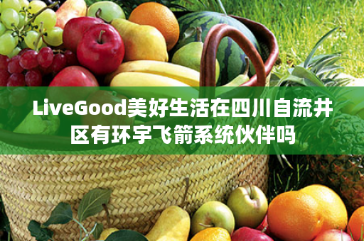 LiveGood美好生活在四川自流井区有环宇飞箭系统伙伴吗