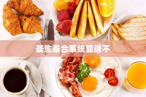 荟生泰合系统靠谱不
