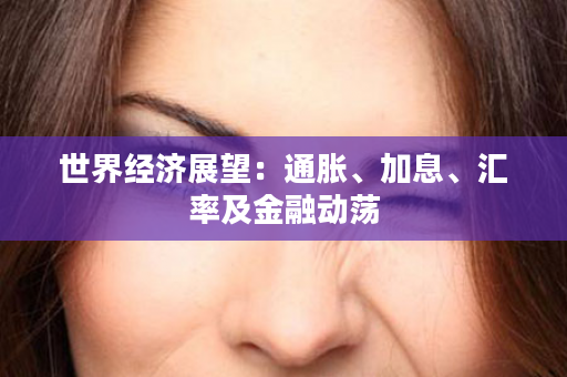 世界经济展望：通胀、加息、汇率及金融动荡